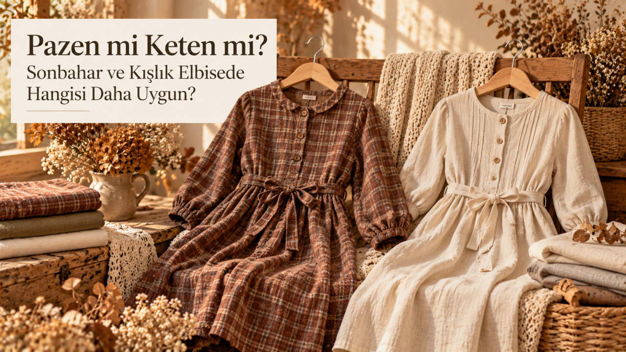 Pazen mi Keten mi? Sonbahar ve Kışlık Elbisede Hangisi Daha Uygun?