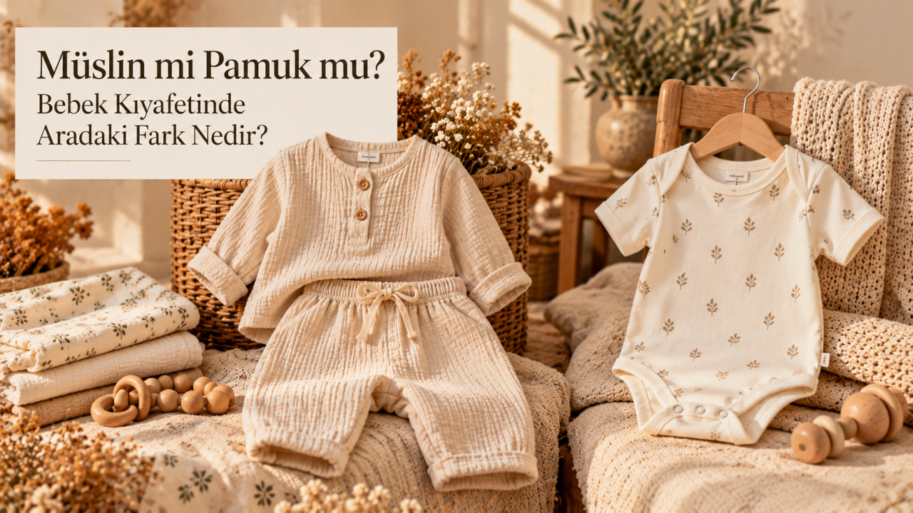 Müslin mi Pamuk mu? Bebek Kıyafetinde Aradaki Fark Nedir?