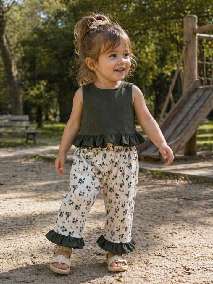 Honey Bebek Bluz Pantolon Takım